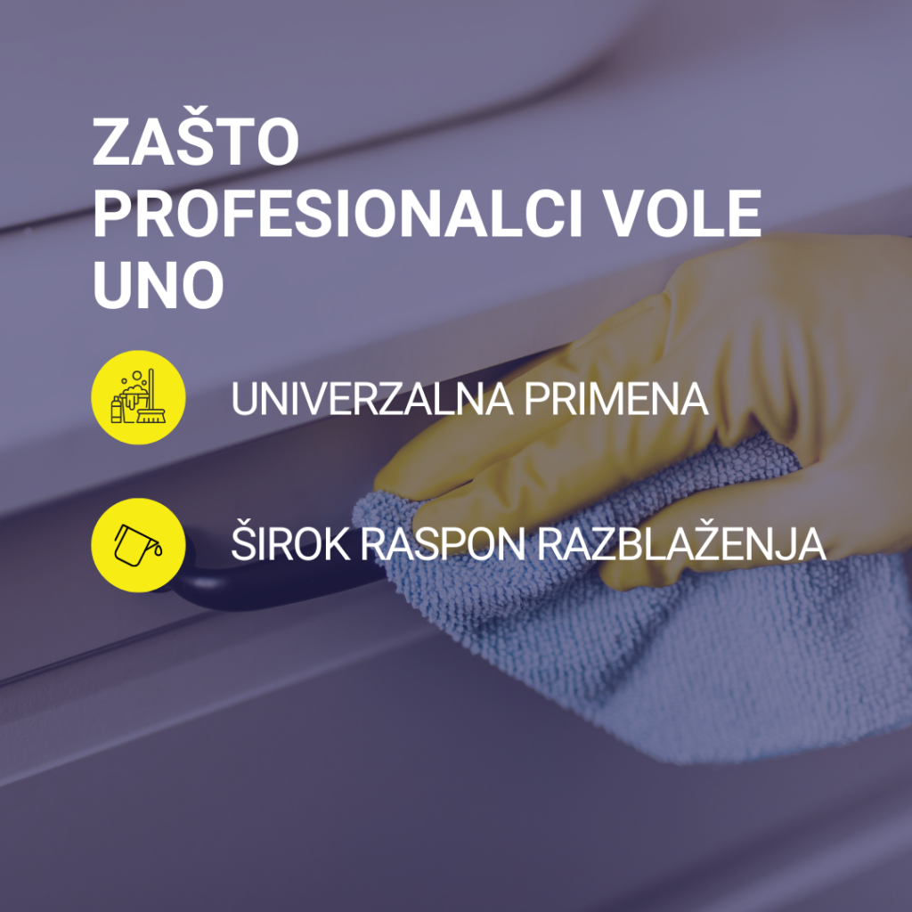 MASTER Uno – Profesionalno blago alkalno univerzalno sredstvo za svakodnevno rutinsko čišćenje osetljivih površina