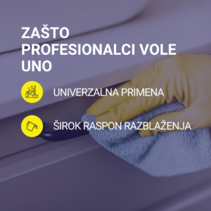 MASTER Uno – Profesionalno blago alkalno univerzalno sredstvo za svakodnevno rutinsko čišćenje osetljivih površina - Slika 3